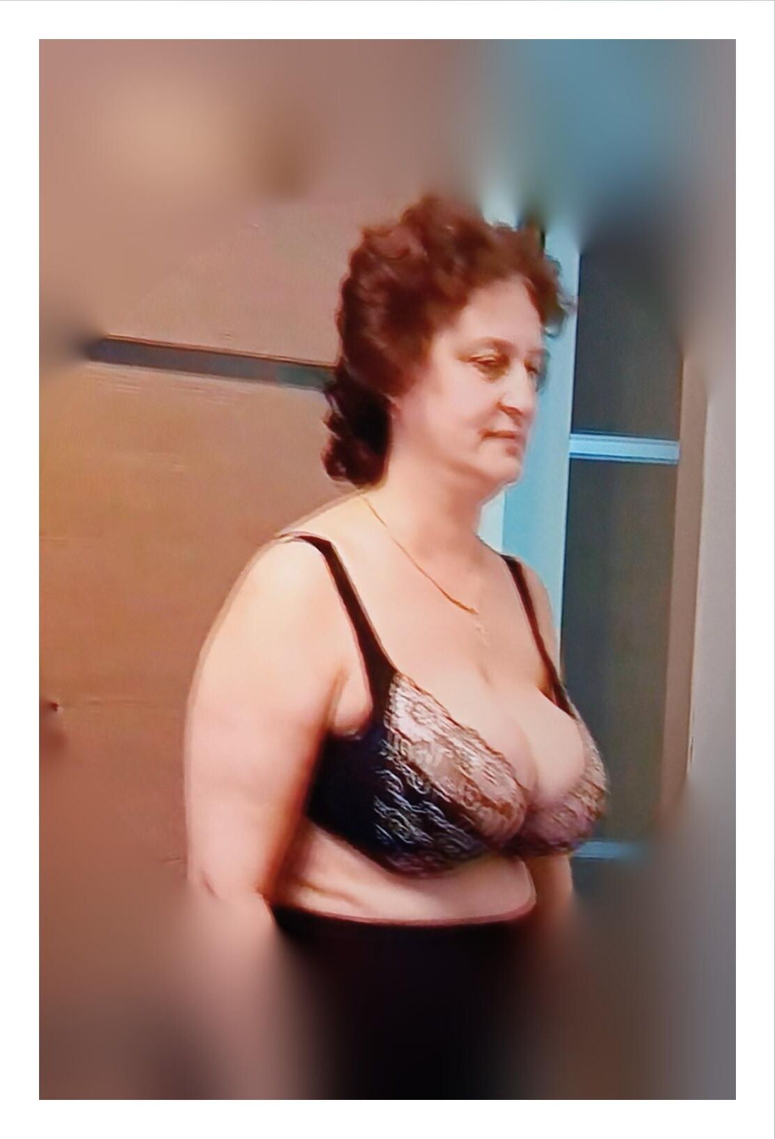 Russian Grandmas in there bras ll