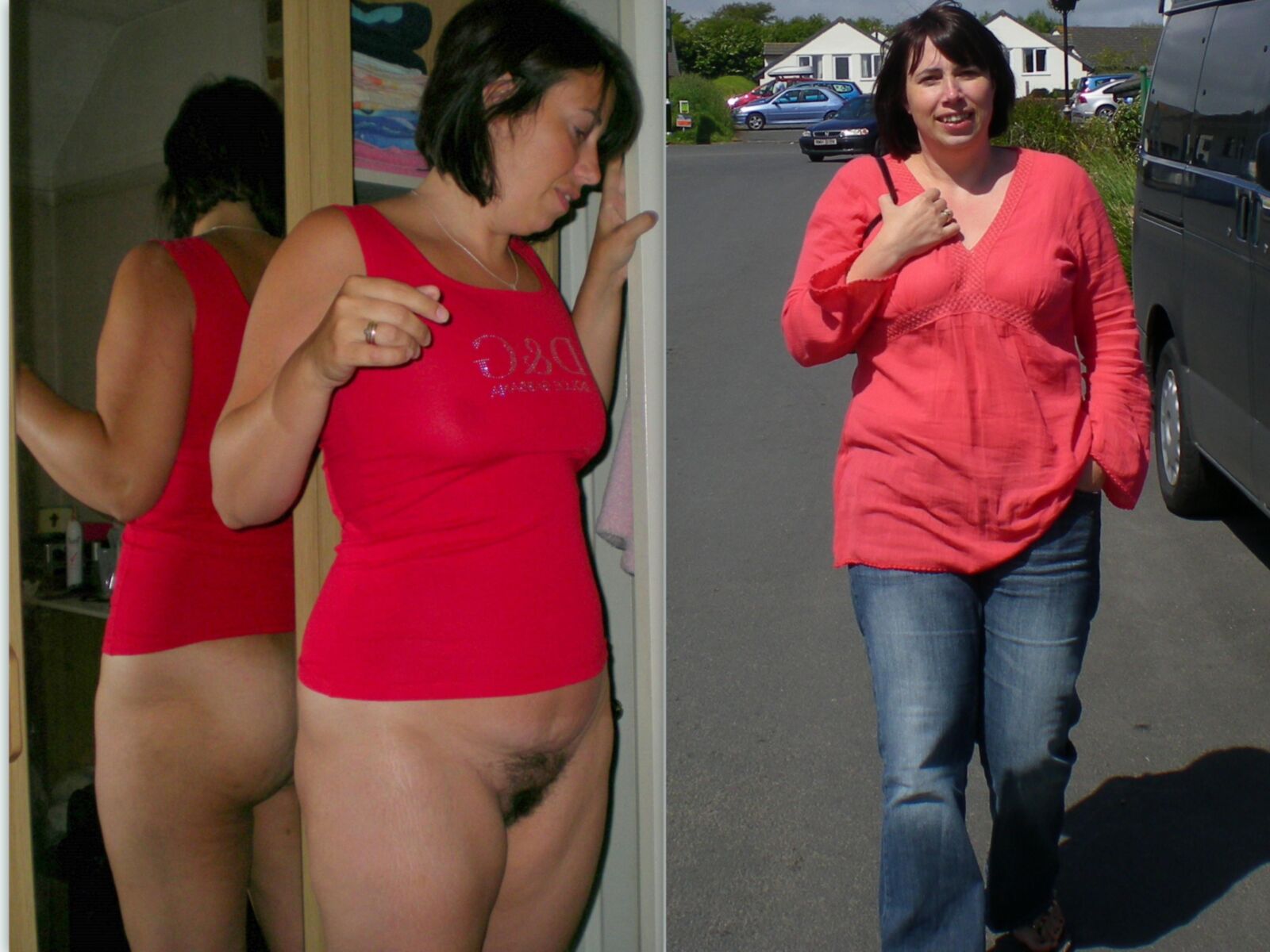 Dressed Undressed MILF