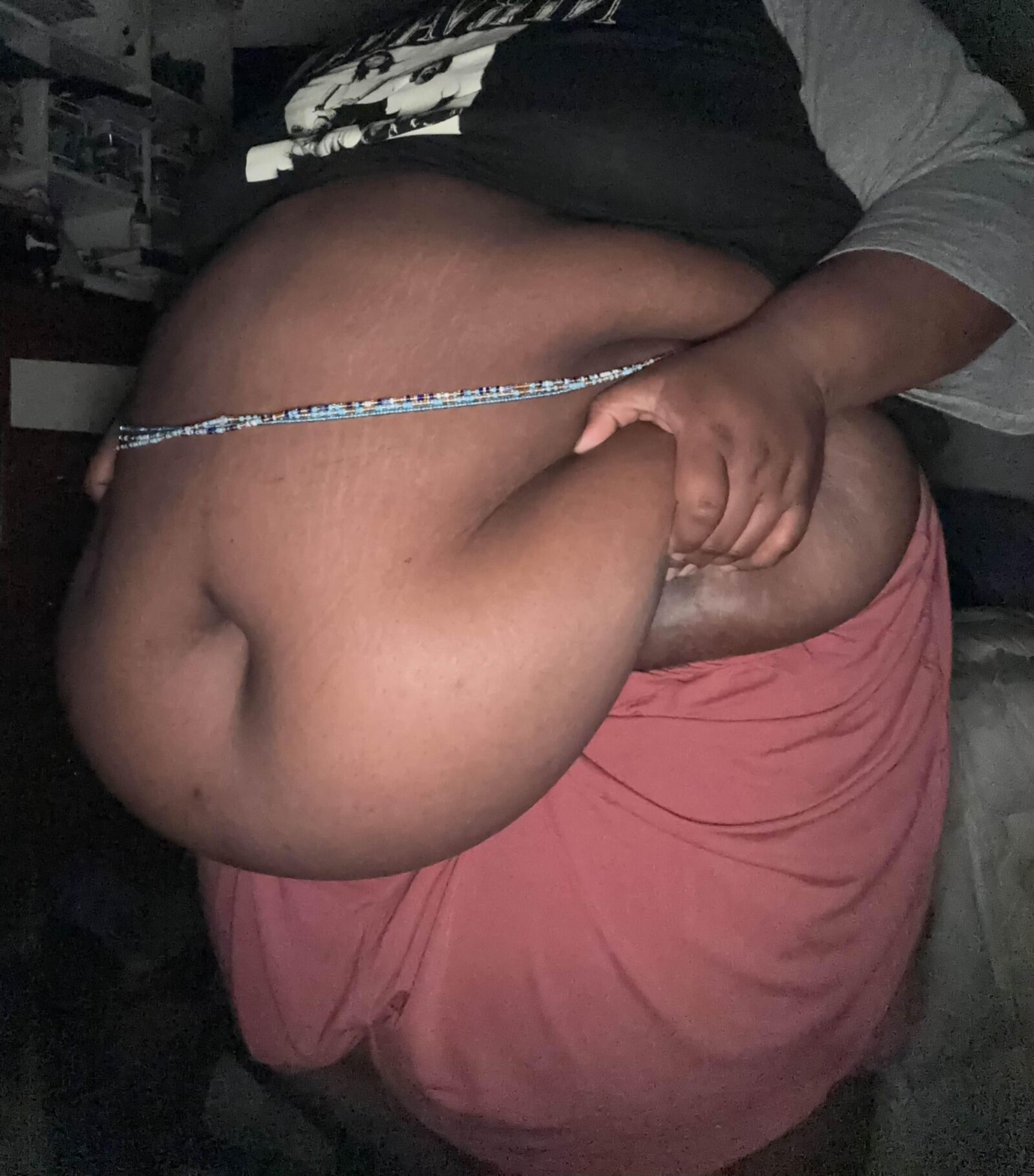 LBS Black SSBBW с толстым животом
