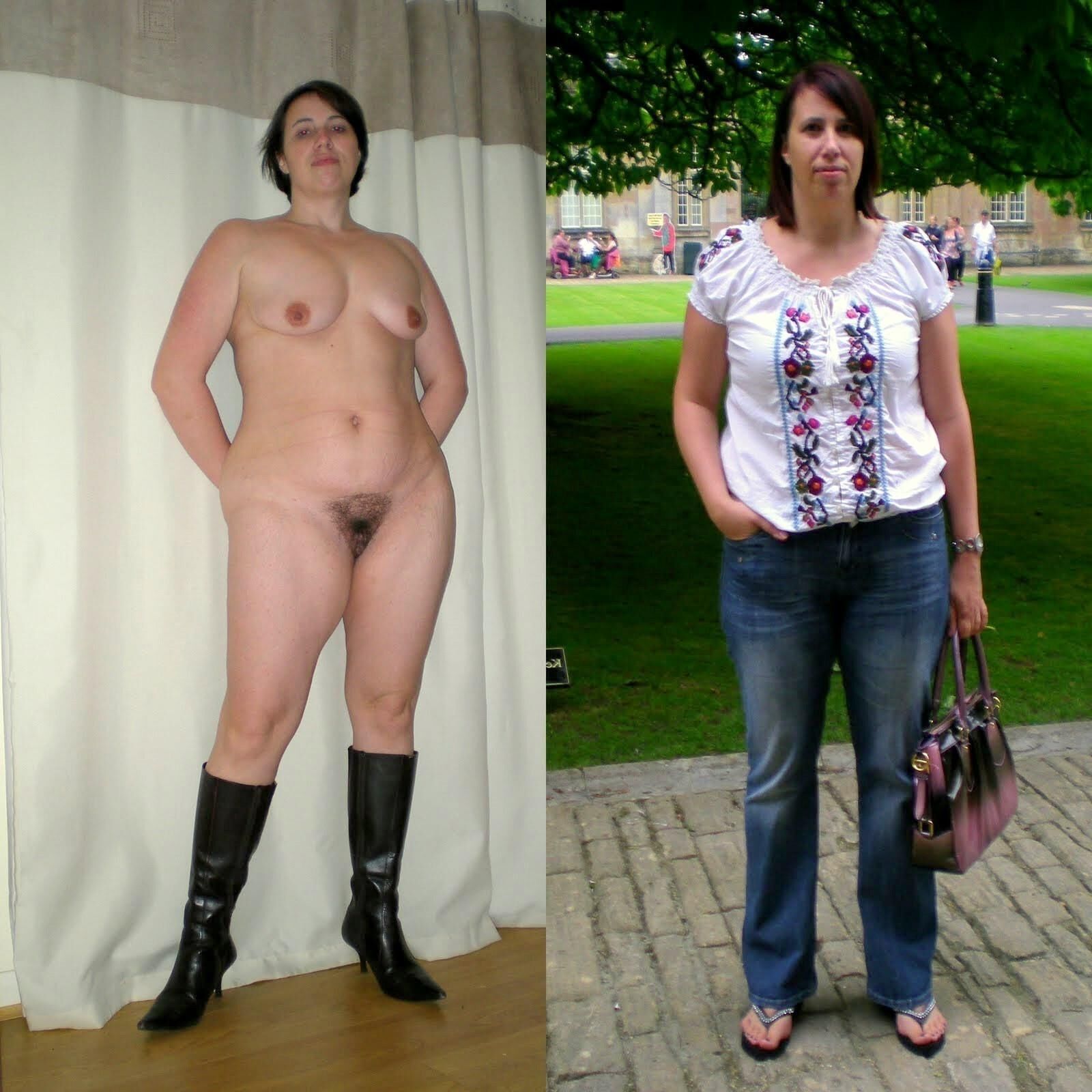 Dressed Undressed MILF