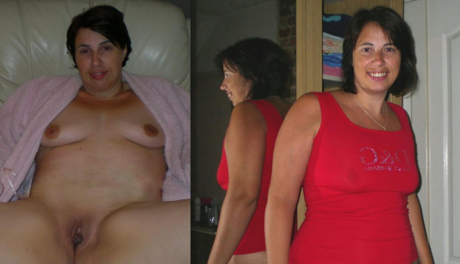 Dressed Undressed MILF