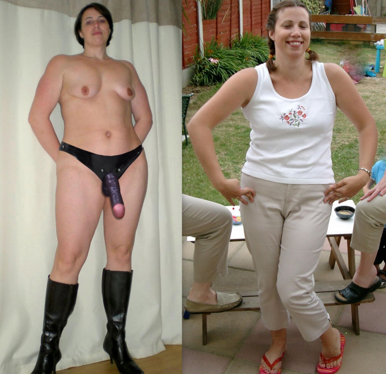 Dressed Undressed MILF