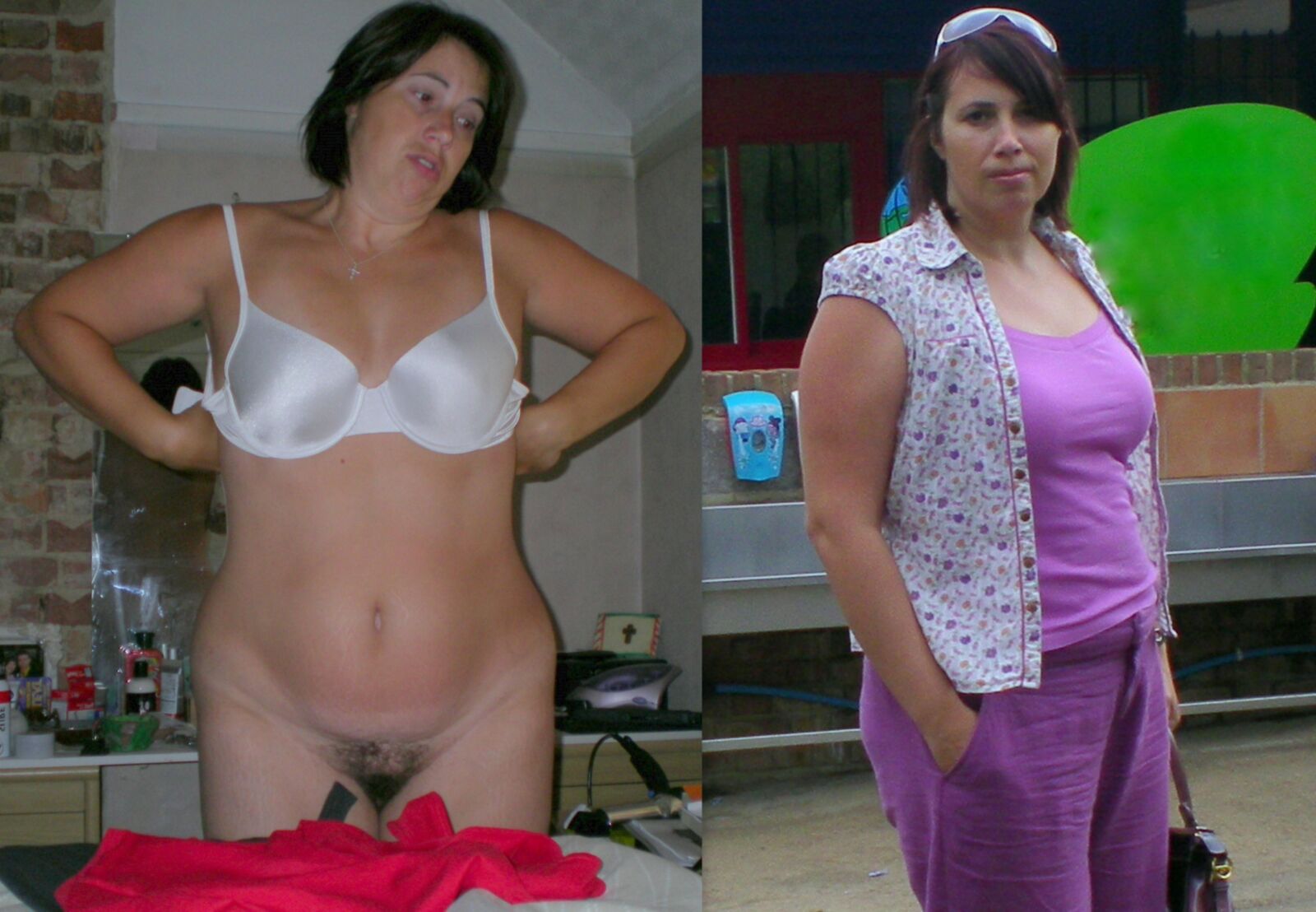 Dressed Undressed MILF