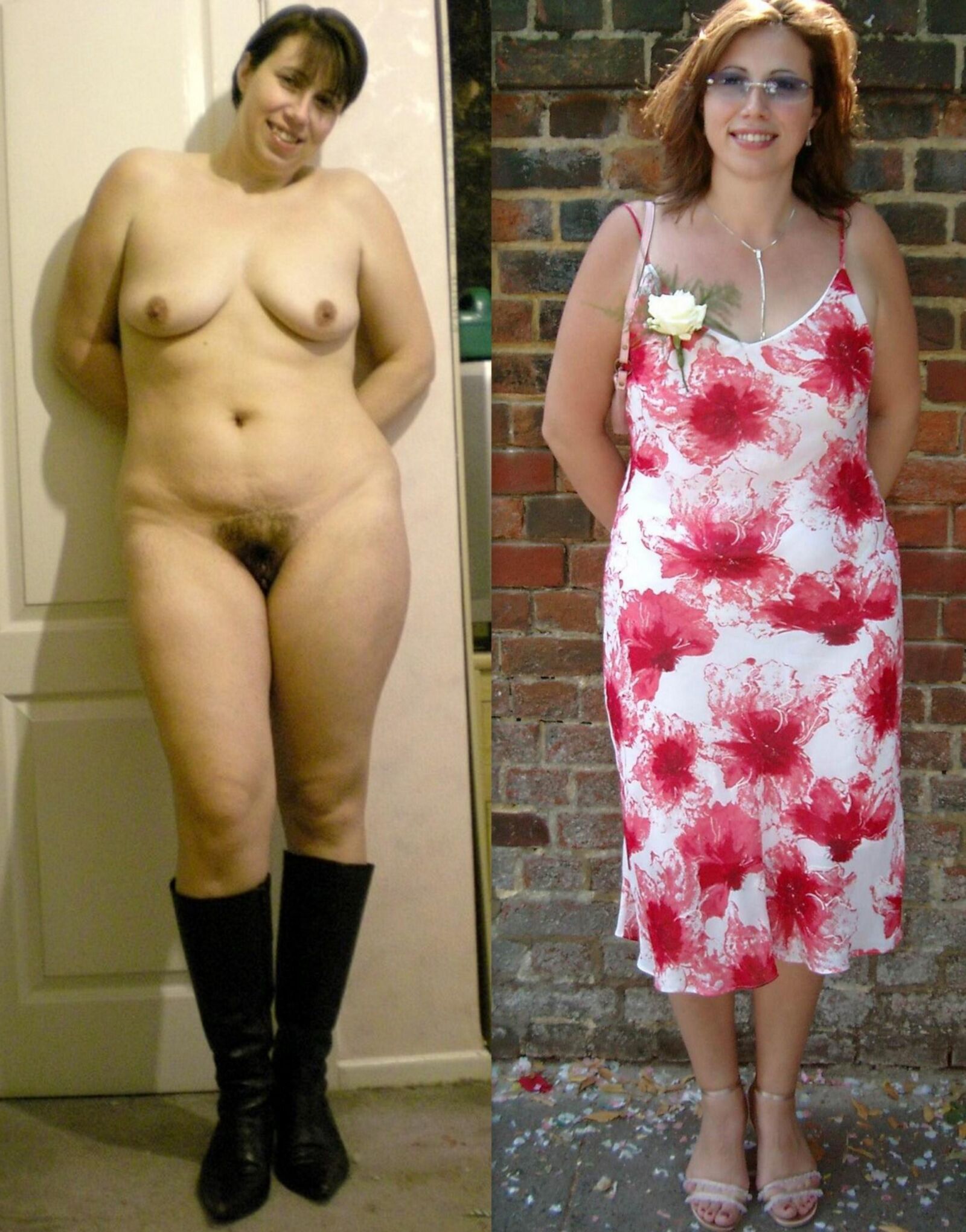 Dressed Undressed MILF