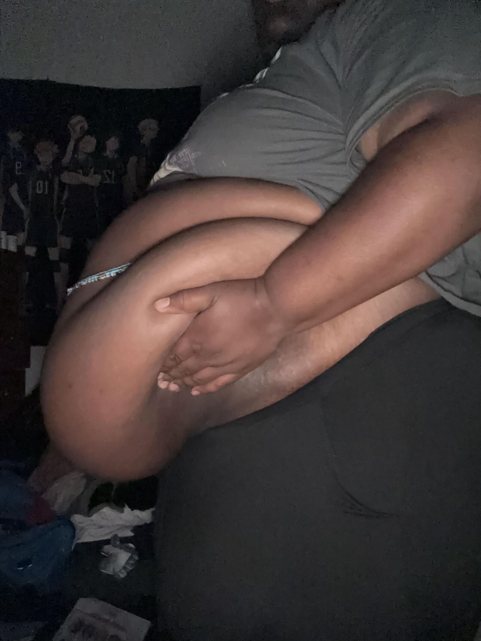 LBS Black SSBBW с толстым животом