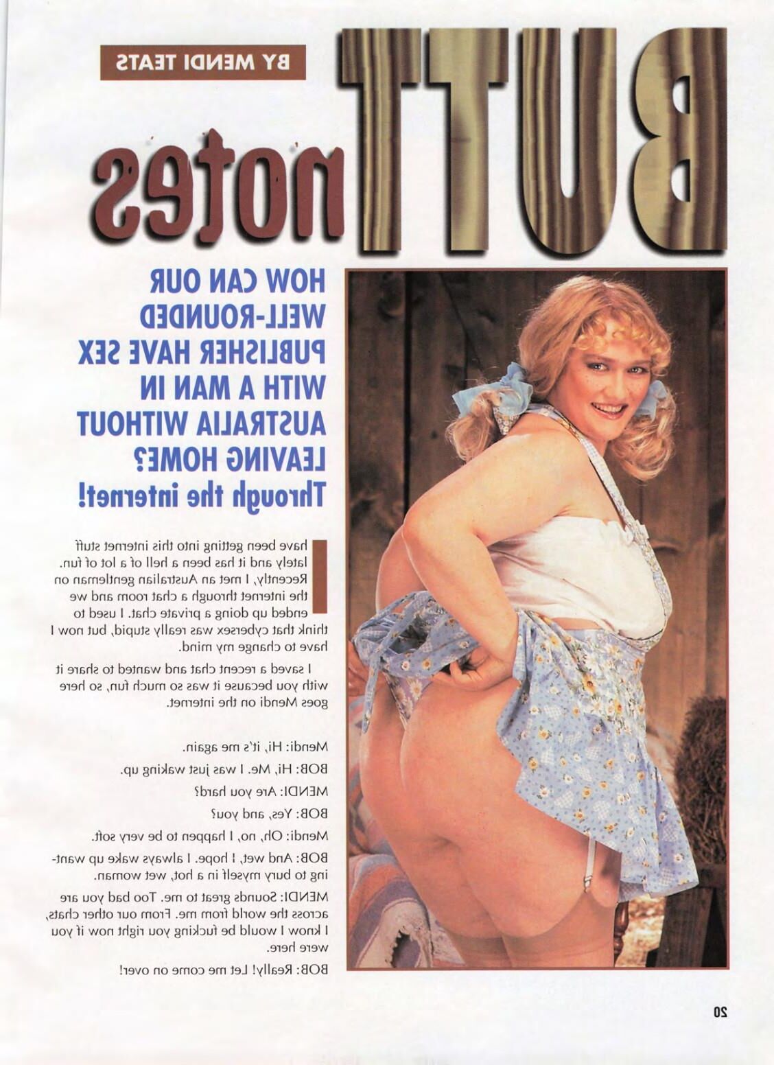 Big Butt Magazine октябрь