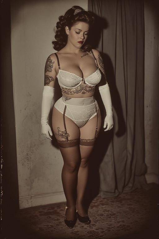 S Pin-up de tatouage