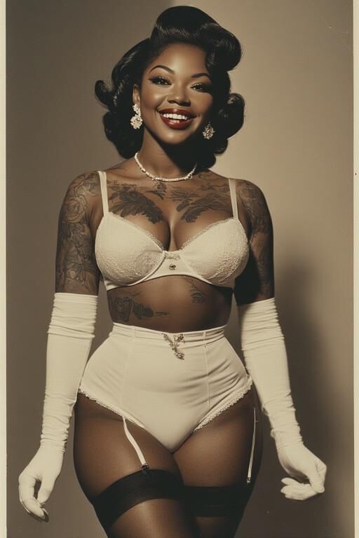 S Pin-up de tatouage