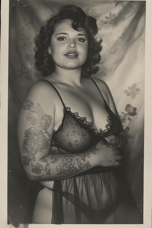S Pin-up de tatouage