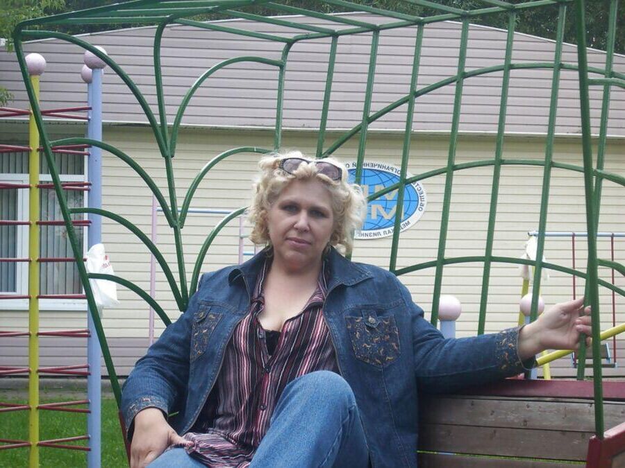 BBW зрелая блондинка Анна из Москвы