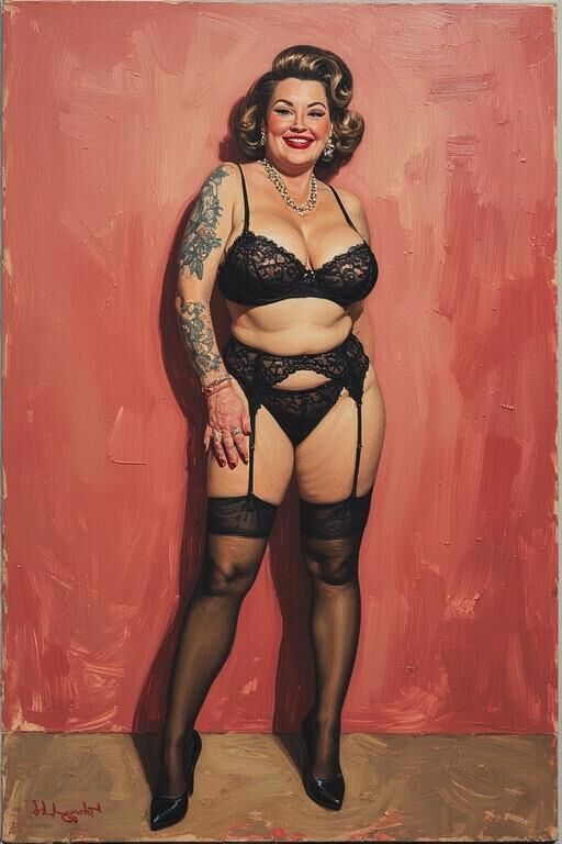 S Pin-up de tatouage