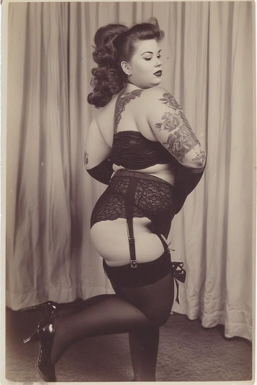 S Pin-up de tatouage