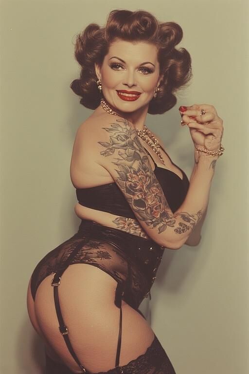 S Pin-up de tatouage