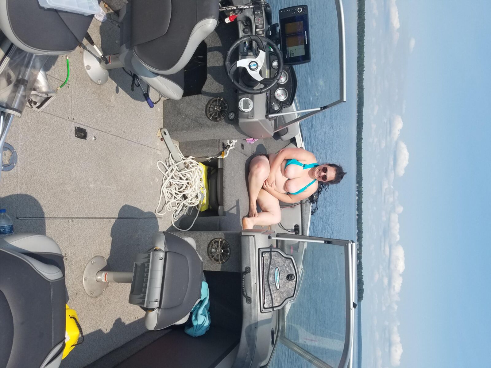 Sexy Wife on a boat