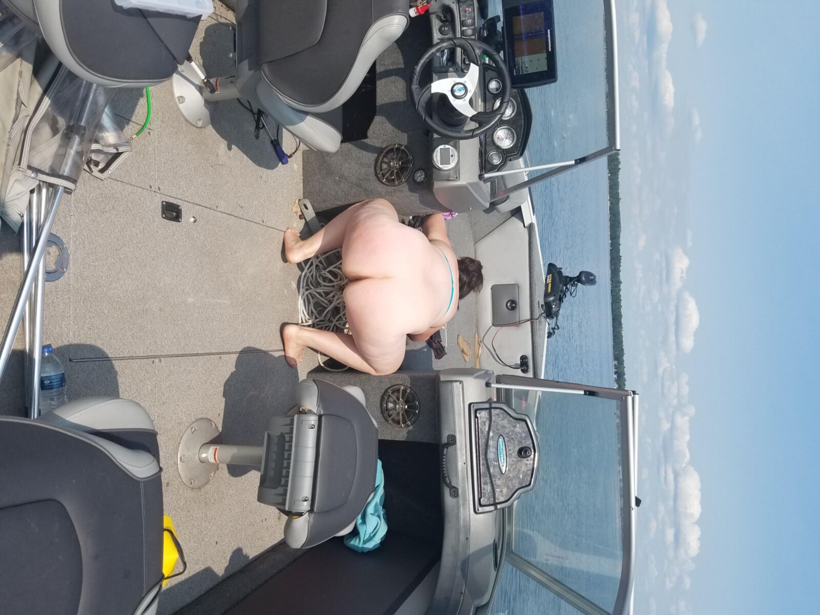 Sexy Wife on a boat