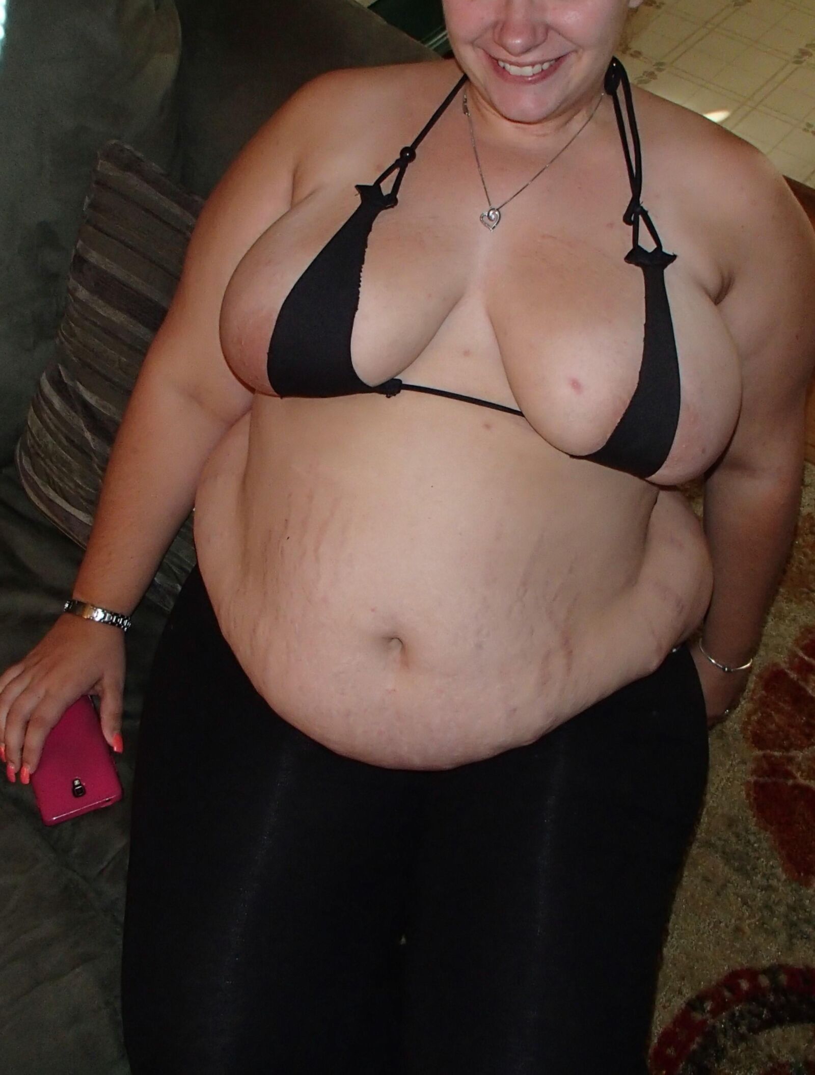 more busty bbw amateur bikini model