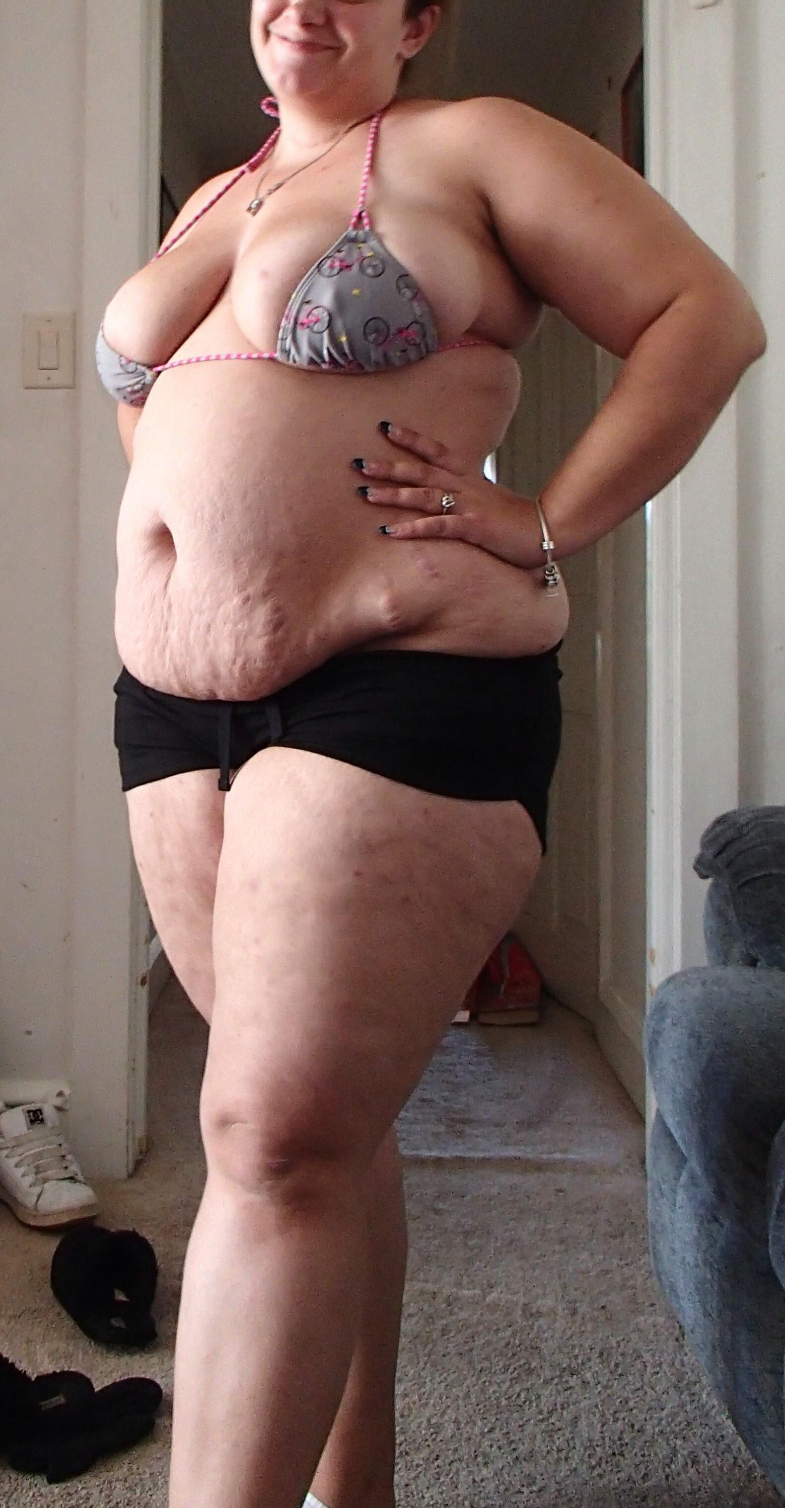 more busty bbw amateur bikini model