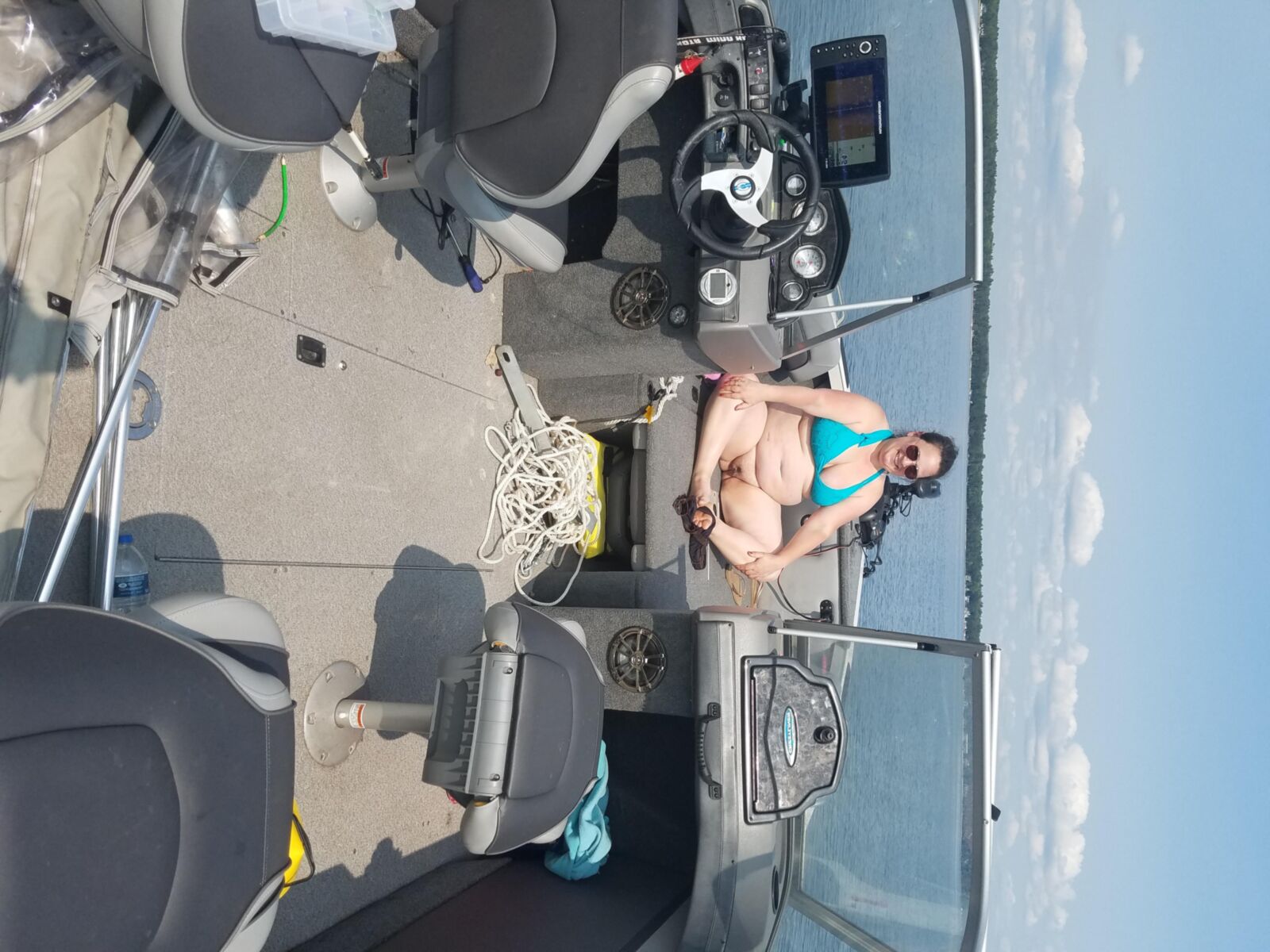 Sexy Wife on a boat