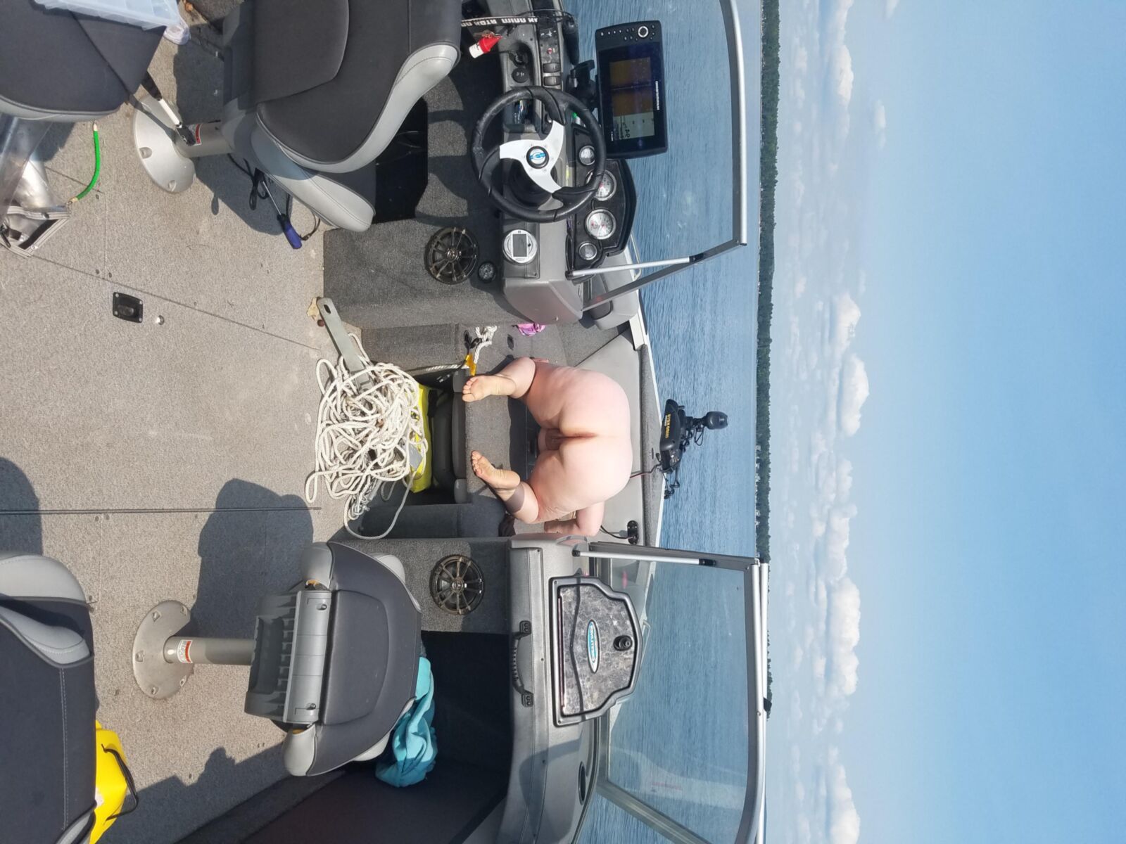 Sexy Wife on a boat