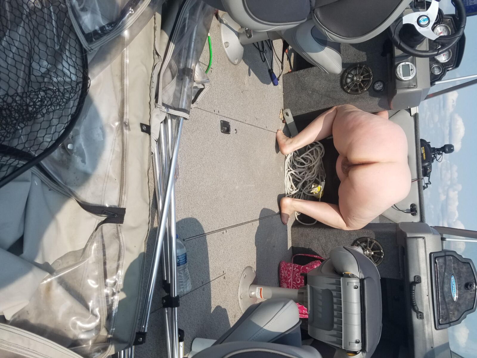 Sexy Wife on a boat