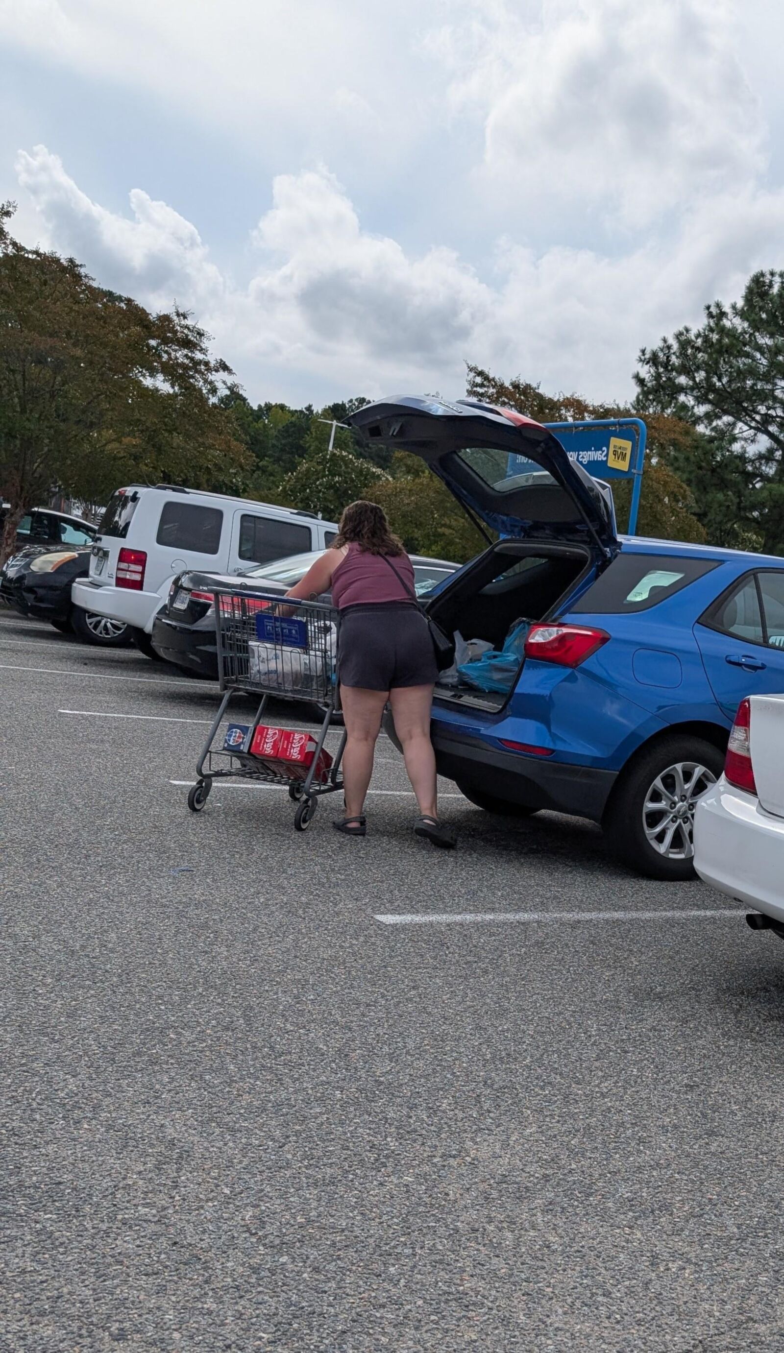 Shopping thickness 