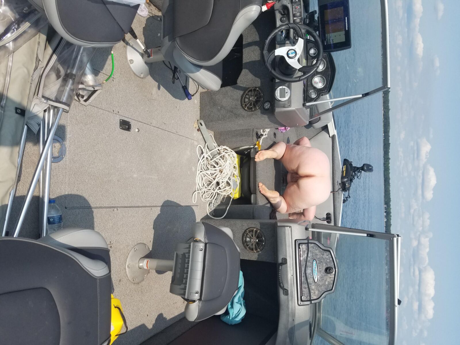 Sexy Wife on a boat