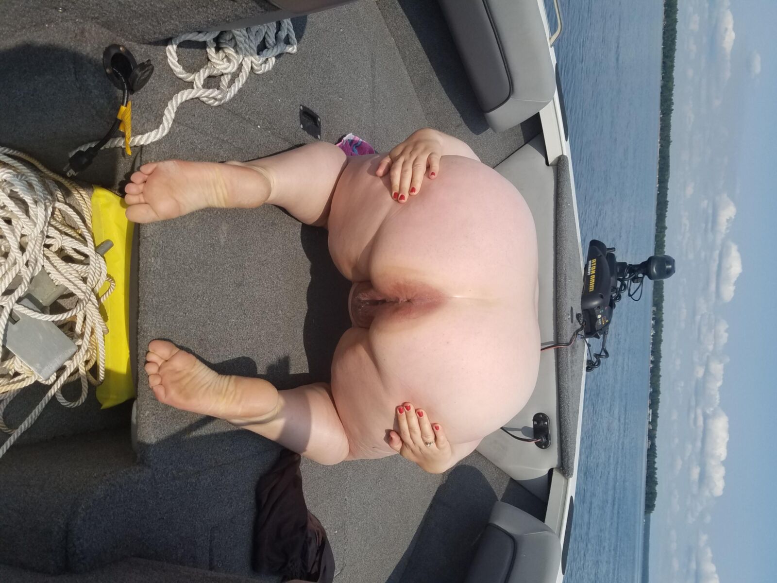 Sexy Wife on a boat