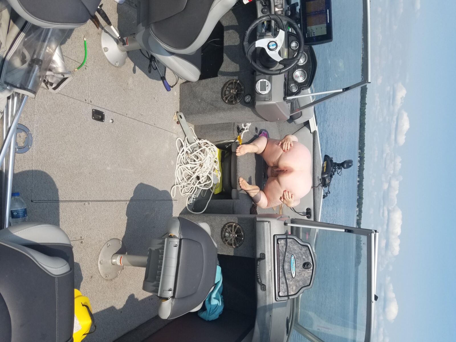 Sexy Wife on a boat