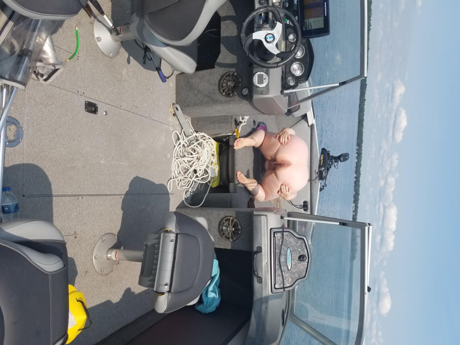 Sexy Wife on a boat