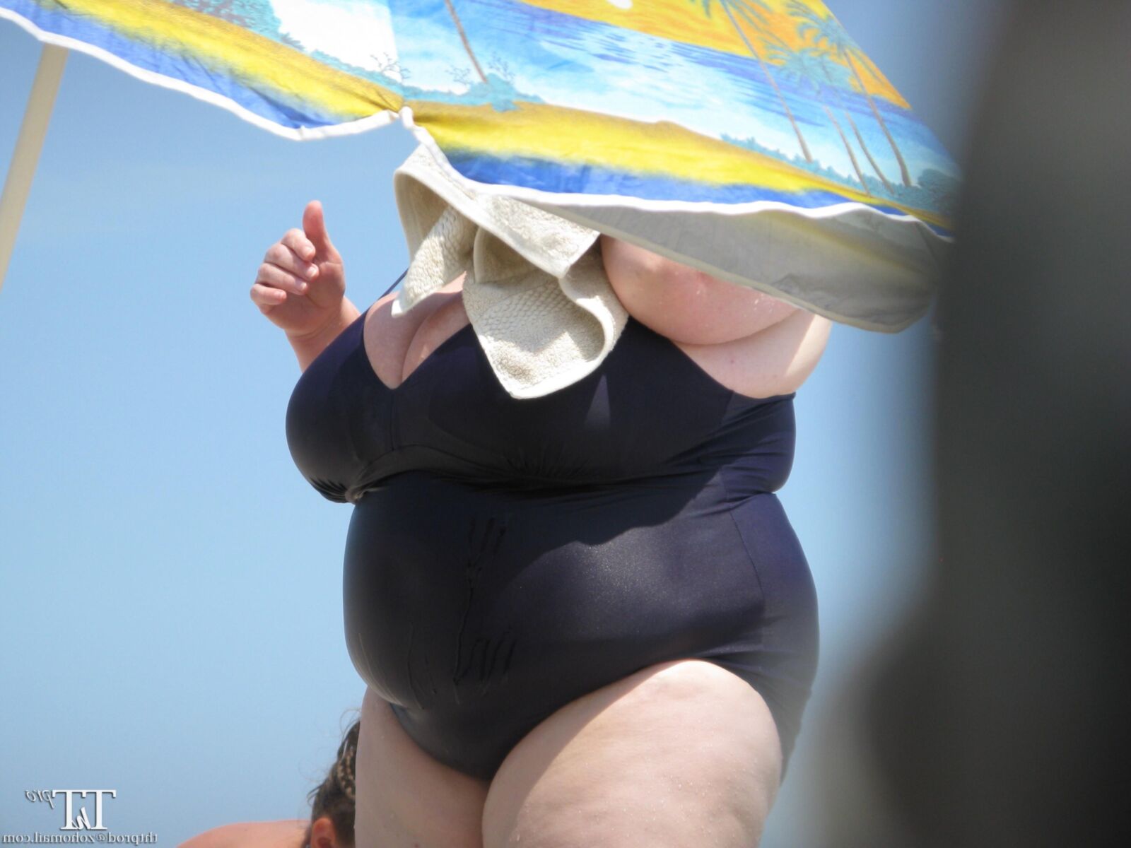 タイタニックのおっぱいBBWビーチ率直