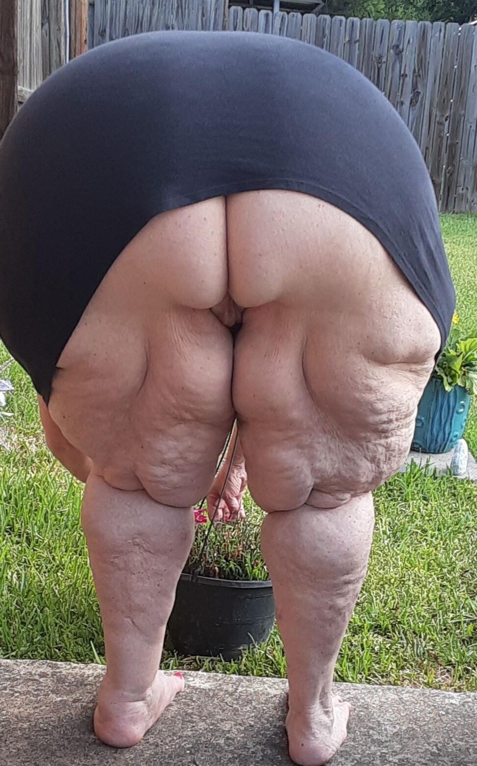 BBW Fat Ass und Cellulite Oberschenkel