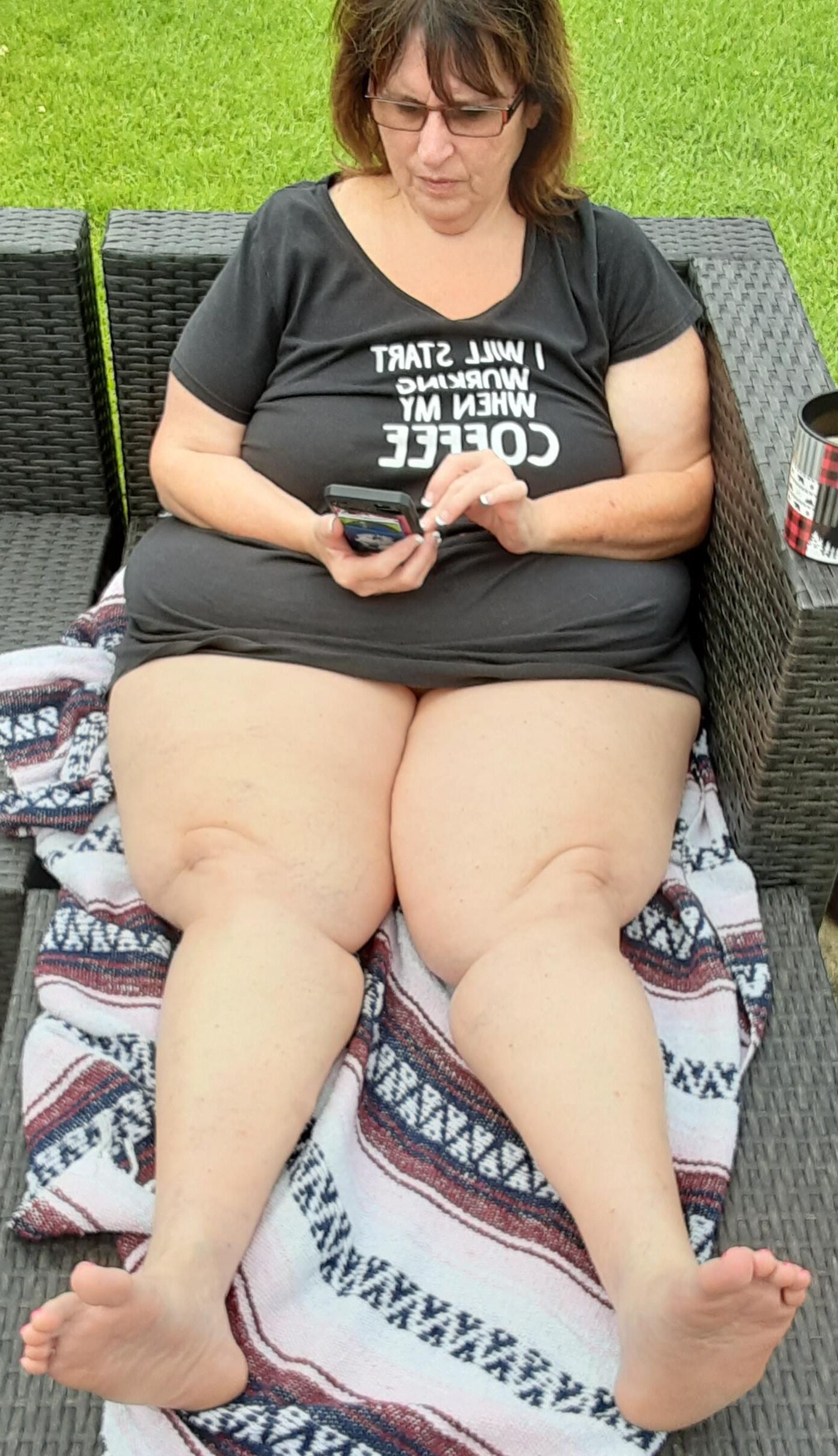 Pieds sexy de la femme bbw